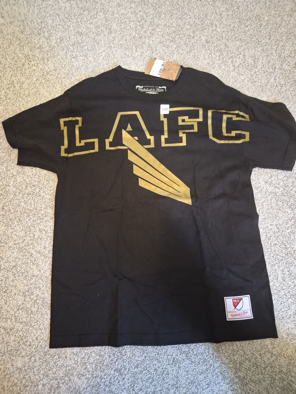 Mitchell & Ness Black & Gold LAFC Graphic Tee